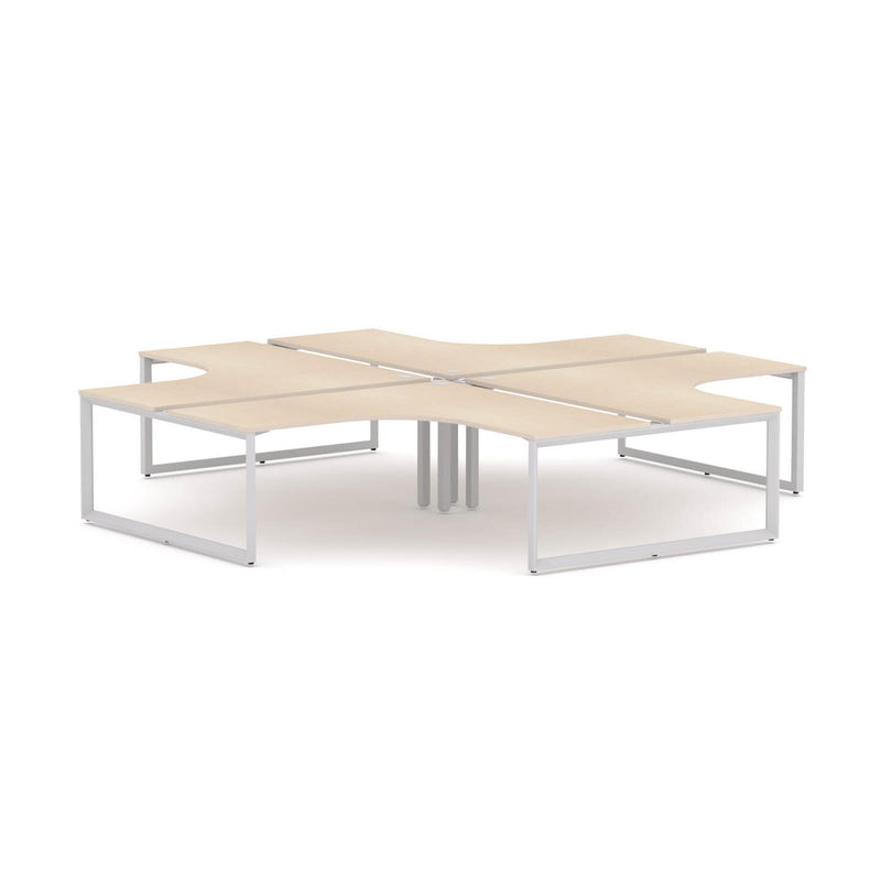 Anvil 4-Person 90Deg Workstation