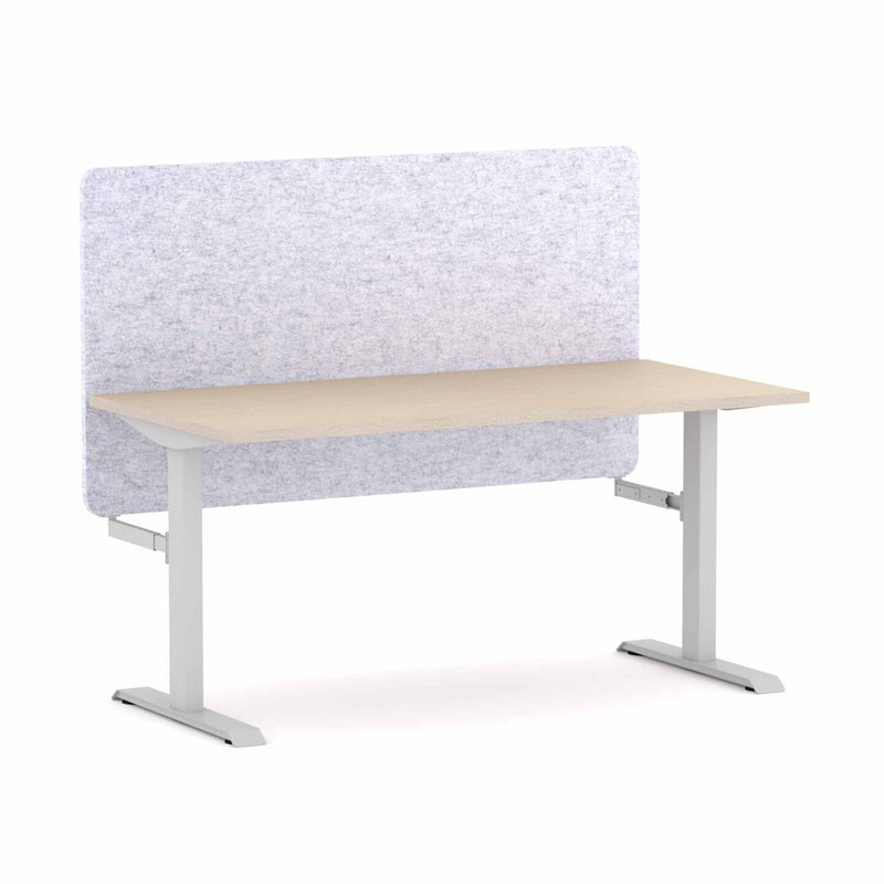 Klass Fixed Straight Workstation with AcoustiQ Screen