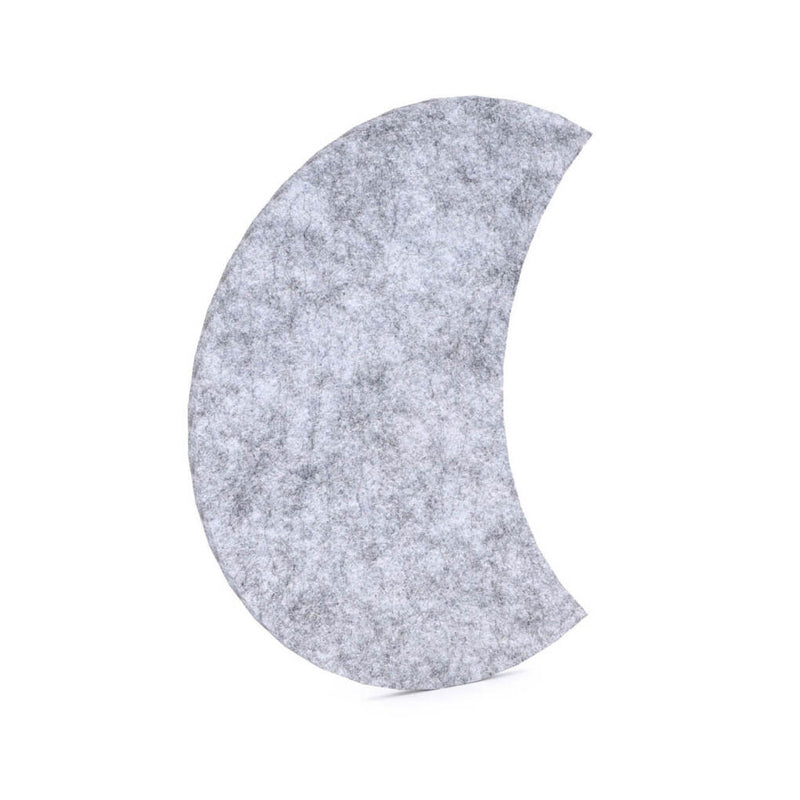AcoustiQ 10mm Crescent Tiles with Peel-n-Stick Backing - 400mmW x 300mmH - Pack of 12