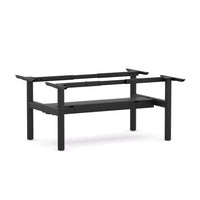 Agile Fixed Round 2-Person Double-sided Desk Workstation - Frame Only