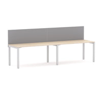 Axis 2 User Single-Sided Desks, 50x50mm Square Leg Design. Includes: Edge25 Screen