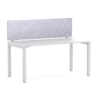 Axis 1 User Single Desk, 50x50mm Square Leg Design. Includes: AcoustiQ Screen