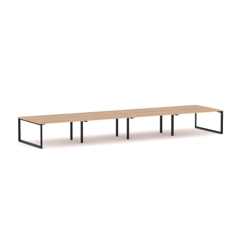 Anvil 8-Person Double-sided Desk Workstation