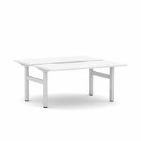 Klass Fixed 2-Person Double-sided Desk Workstation