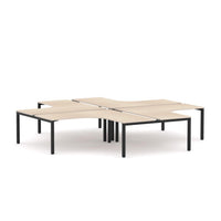 Axis 4-Person 90Deg Workstation (Plus-Layout)