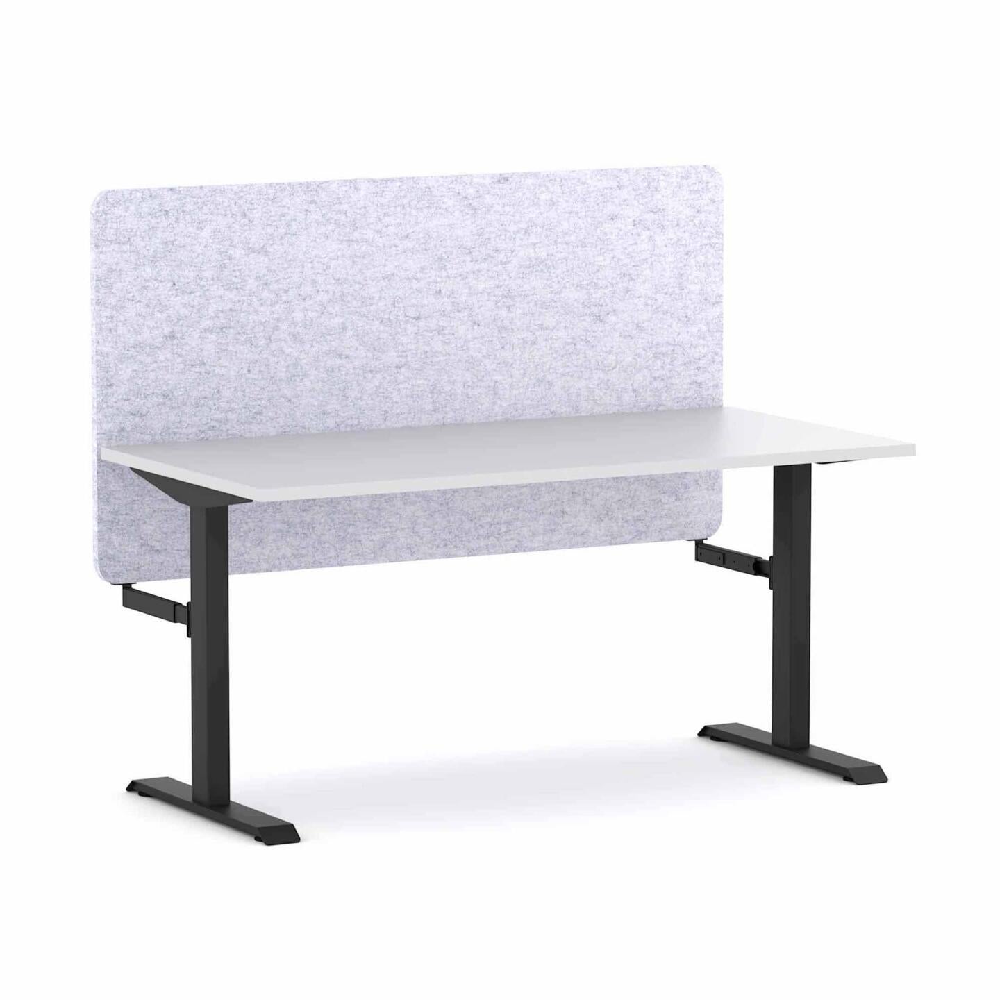 Klass Fixed Straight Workstation with AcoustiQ Screen