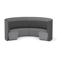 Motion Arc 4 Walls Charcoal/Stone