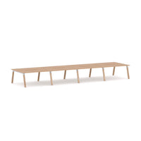 Plantation 8-Person Double-sided Desk Workstation