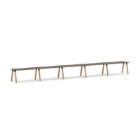 Plantation 5-Person Single-sided Desk Workstation