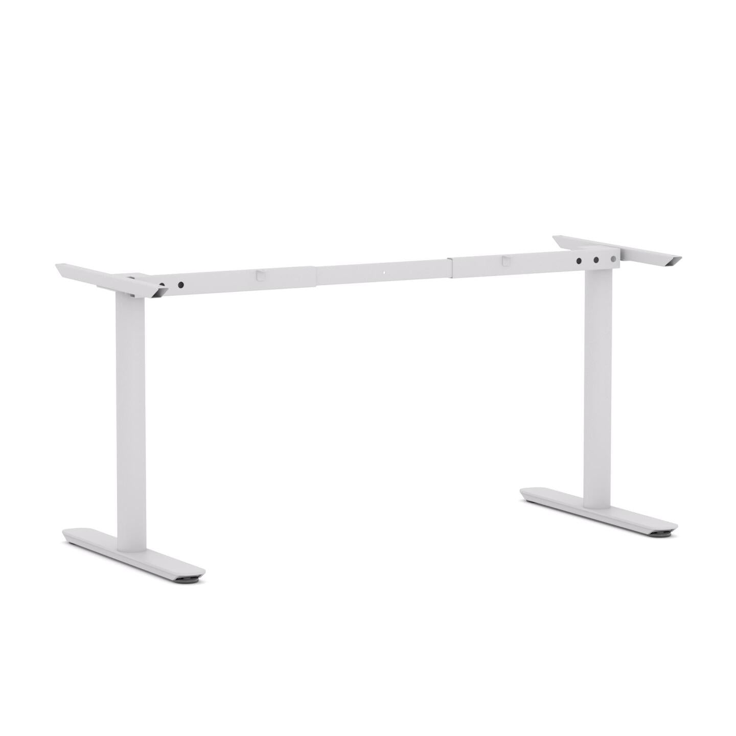 Agile Fixed Round Straight Workstation Frame Only