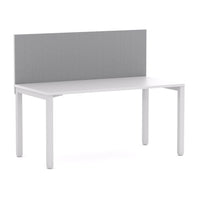 Axis 1 User Single Desk, 50x50mm Square Leg Design. Includes: Edge25 Screen
