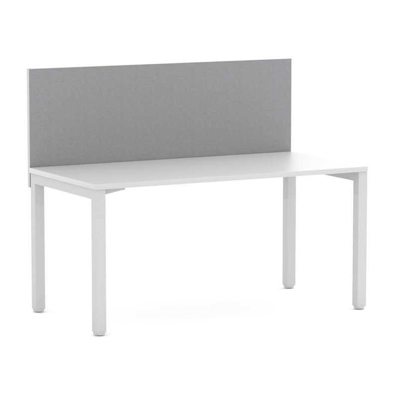 Axis 1 User Single Desk, 50x50mm Square Leg Design. Includes: Edge25 Screen