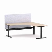 Klass Fixed 90Deg Workstation With AcoustiQ Screen