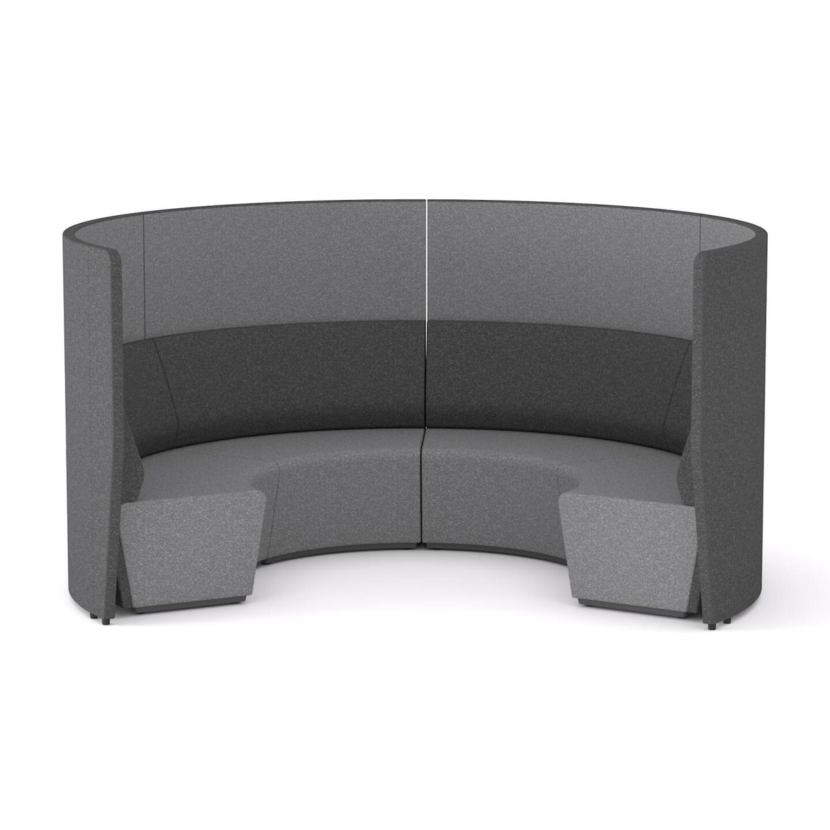 Motion Arc 4 Walls Charcoal/Stone