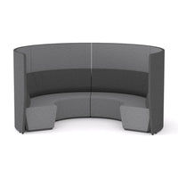 Motion Arc 4 Walls Charcoal/Stone