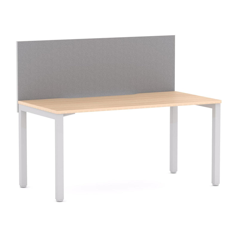 Axis 1 User Single Desk, 50x50mm Square Leg Design. Includes: Edge25 Screen