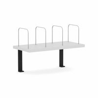 Desk-Mount Shelf 600Wx300Dx270Hmm withBrackets to Suit Axis and Anvil Desk Rails
