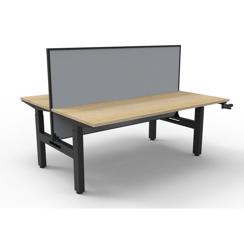 Boost Crank Back To Back Workstation - With SHUSH30 Aluminium Framed Screen