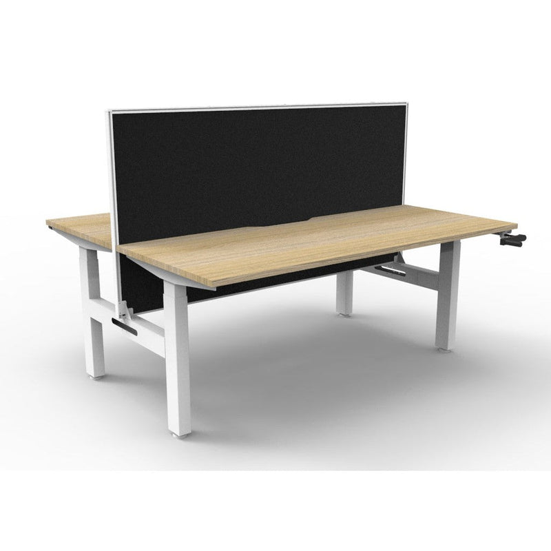 Boost Crank Back To Back Workstation - With SHUSH30 Aluminium Framed Screen