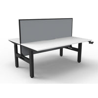 Boost Crank Back To Back Workstation - With SHUSH30 Aluminium Framed Screen