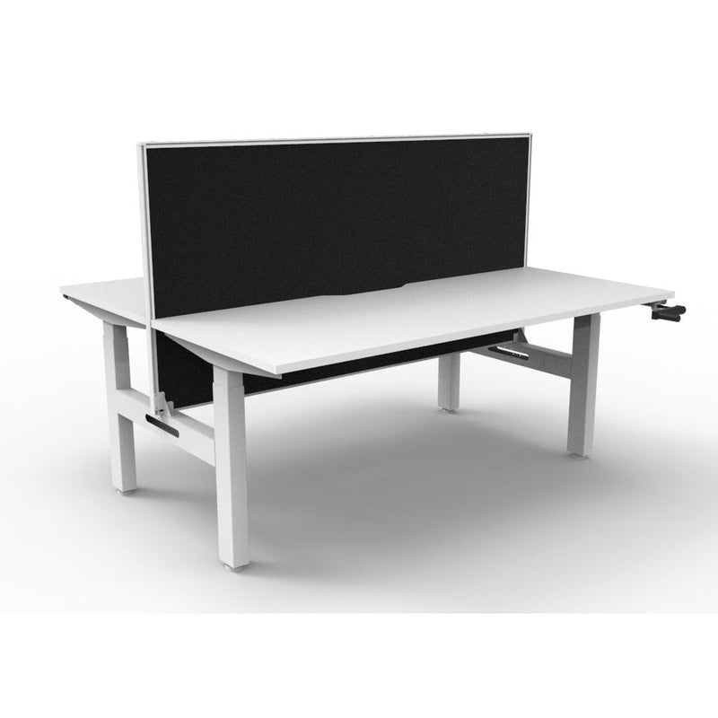 Boost Crank Back To Back Workstation - With SHUSH30 Aluminium Framed Screen