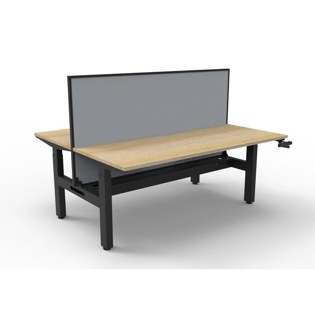 Boost Crank Back To Back Workstation - With SHUSH30 Aluminium Framed Screen