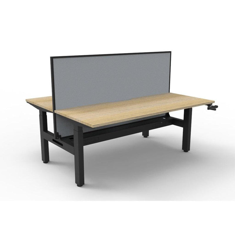 Boost Crank Back To Back Workstation - With SHUSH30 Aluminium Framed Screen