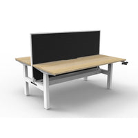 Boost Crank Back To Back Workstation - With SHUSH30 Aluminium Framed Screen