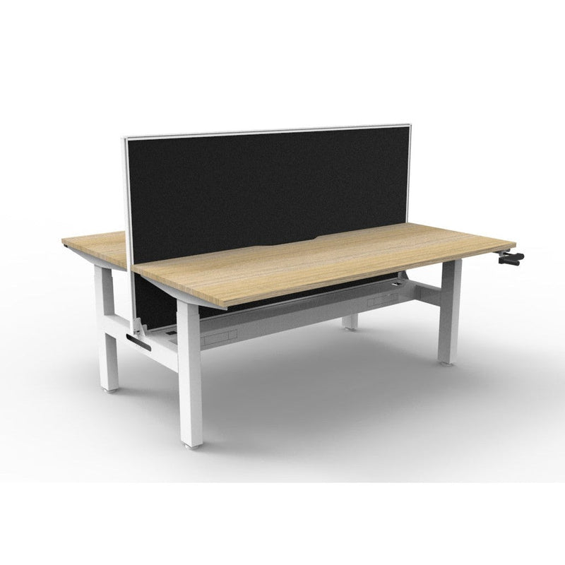 Boost Crank Back To Back Workstation - With SHUSH30 Aluminium Framed Screen