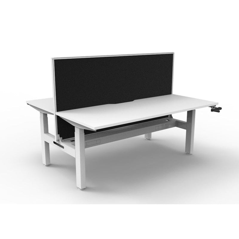 Boost Crank Back To Back Workstation - With SHUSH30 Aluminium Framed Screen