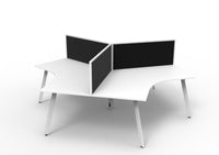 Infinity 120 Degree Workstation – Eternity Leg