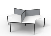 Infinity 120 Degree Workstation – Profile Leg