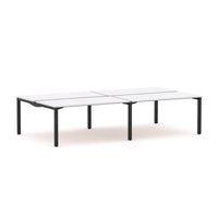 Axis Stretch 4-Person Double-sided Desk Workstation