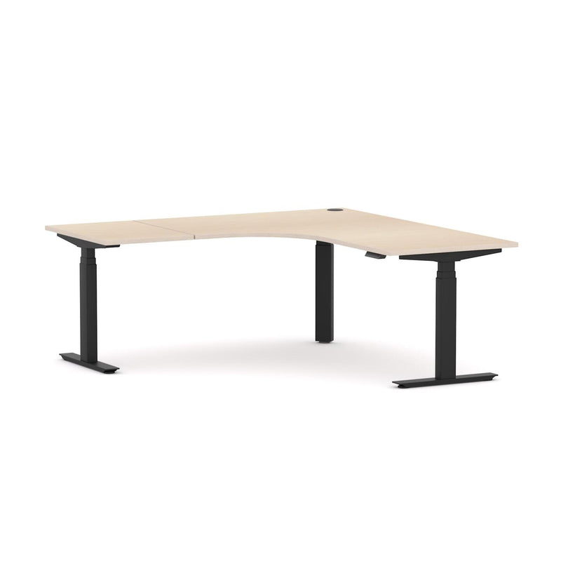 AgileMotion+ 3C/2M Electric Rectangle 90° Workstation