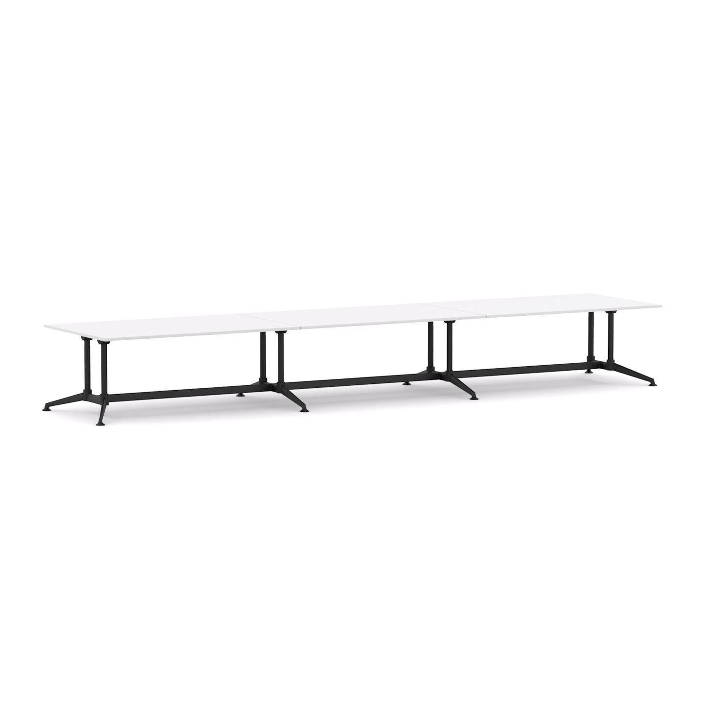 Modulus Boardroom Table Triple Span, Twin Post