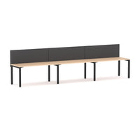 Axis 3 User Single-Sided Desks, 50x50mm Square Leg Design. Includes: Edge25 Screen