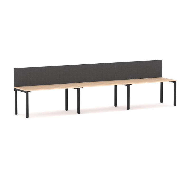 Axis 3 User Single-Sided Desks, 50x50mm Square Leg Design. Includes: Edge25 Screen