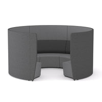 Motion Arc 5 Walls Charcoal/Stone