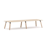 Plantation Boardroom Table 6 LegHousing, Oak Legs