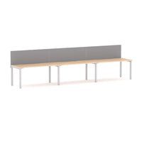 Axis 3 User Single-Sided Desks, 50x50mm Square Leg Design. Includes: Edge25 Screen
