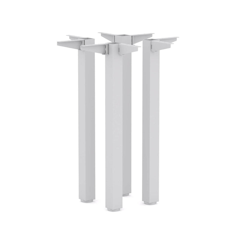Axis Table Post Leg Set with 2 x angle fixings for worktop