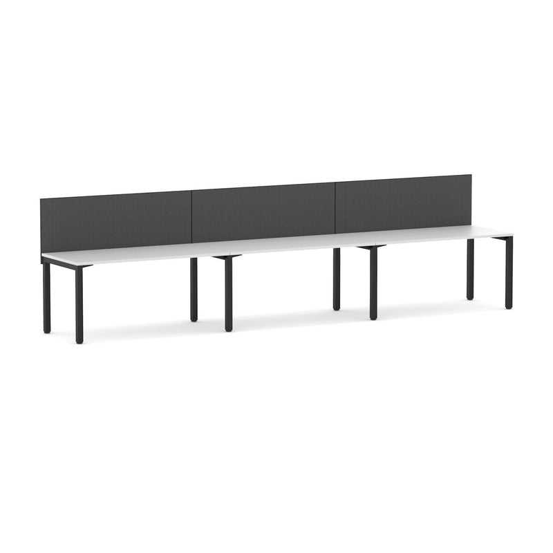 Axis 3 User Single-Sided Desks, 50x50mm Square Leg Design. Includes: Edge25 Screen