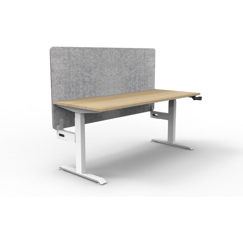 Boost Crank Single Sided Workstation with Eco Panel Screen