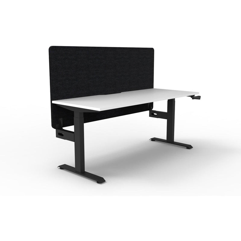 Boost Crank Single Sided Workstation with Eco Panel Screen