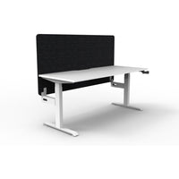 Boost Crank Single Sided Workstation with Eco Panel Screen
