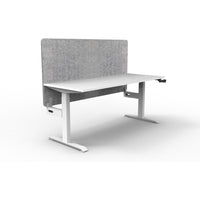 Boost Crank Single Sided Workstation with Eco Panel Screen