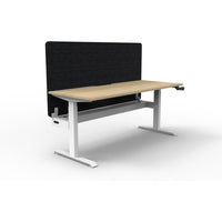 Boost Crank Single Sided Workstation with Eco Panel Screen