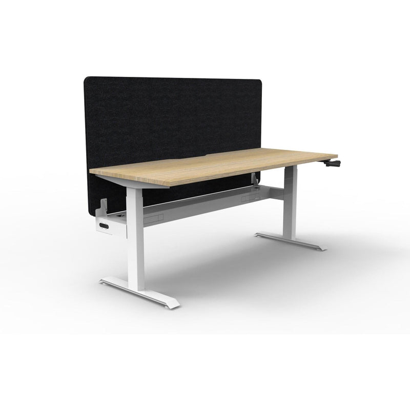 Boost Crank Single Sided Workstation with Eco Panel Screen