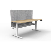 Boost Crank Single Sided Workstation with Eco Panel Screen