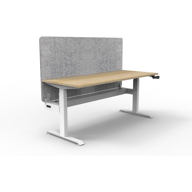 Boost Crank Single Sided Workstation with Eco Panel Screen